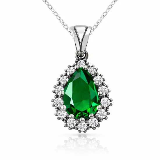 Gümüş Hürrem Sultan Bayan Kolye