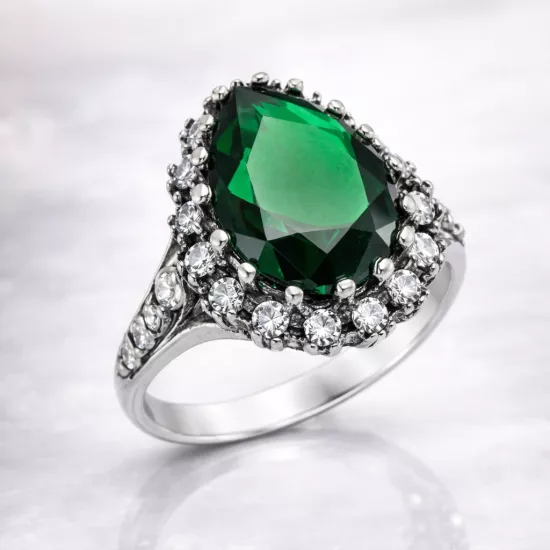 Silver Hurrem Sultan Women’s Ring