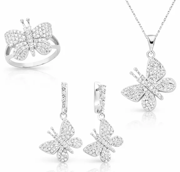 Silver Butterfly Women’s Set