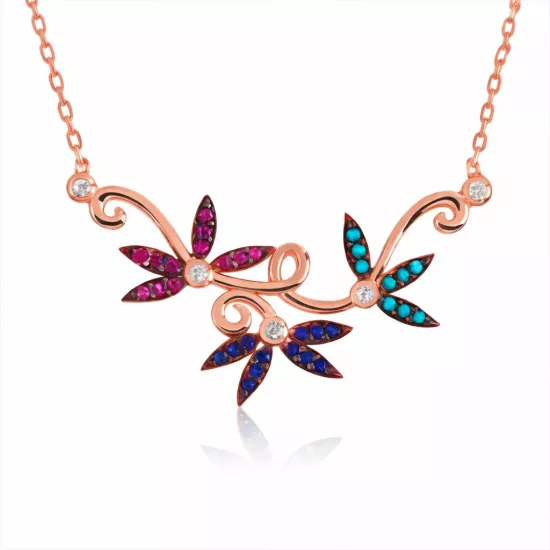 Silver Love Branch Women’s Necklace