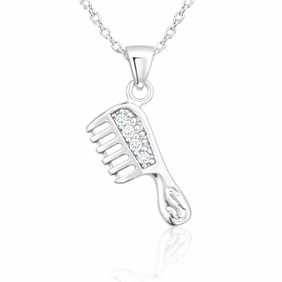 Silver Comb Women’s Necklace