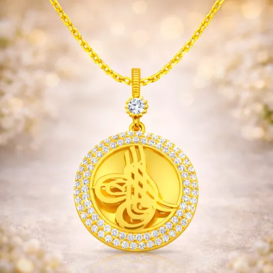 Silver Tughra Women’s Necklace