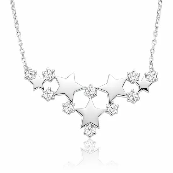 Silver Star Necklace