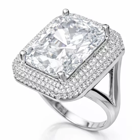 Silver Zircon Stone Women’s Ring