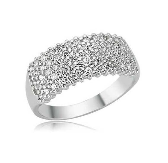 Silver Half Round Women’s Ring
