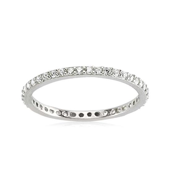 Silver Thin Full Circle Women’s Wedding Ring