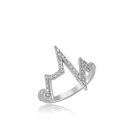 Silver Heart Rhythm Women’s Ring