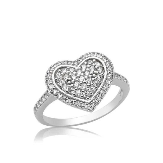 Silver Heart Women’s Ring