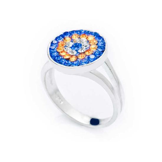 Silver Evil Eye Women’s Ring