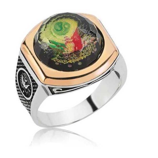 Silver Ottoman Coat of Arms Men’s Ring