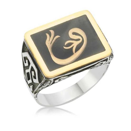Silver Tulip Vav Men’s Ring