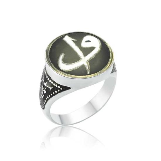 Silver Elif Vav Men’s Ring