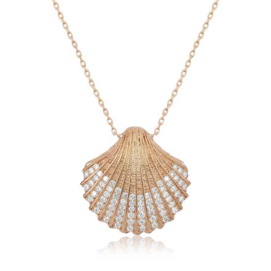 Silver Oyster Women’s Necklace