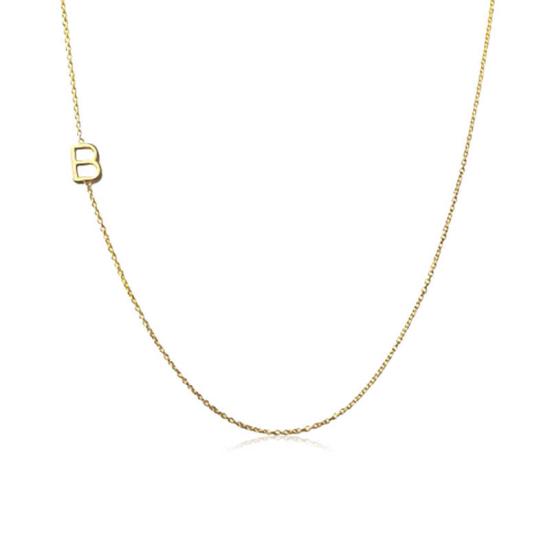 Silver Letter Women’s Necklace