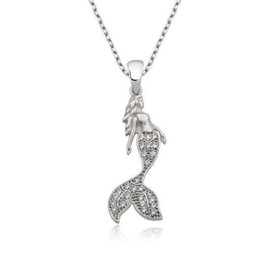 Silver Mermaid Women’s Necklace