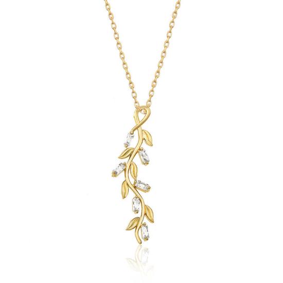 Silver Gold Ivy Women’s Necklace