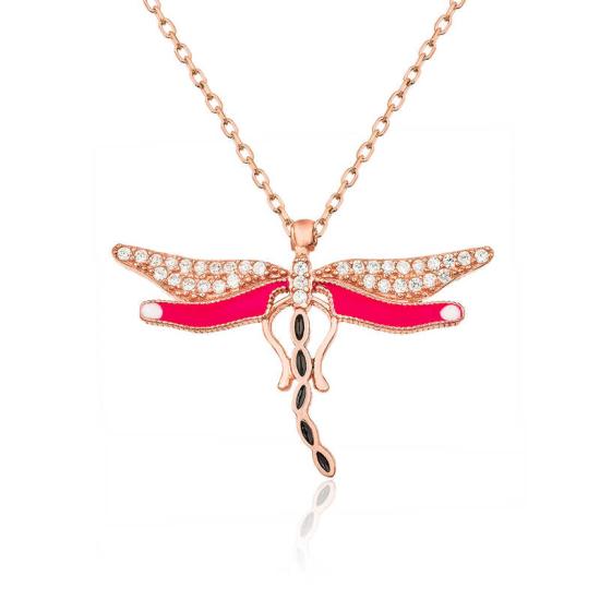 Silver Dragonfly Women’s Necklace