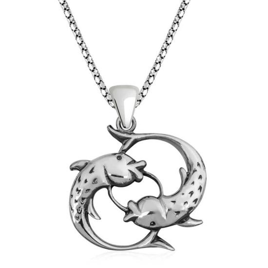 Silver Fish Necklace