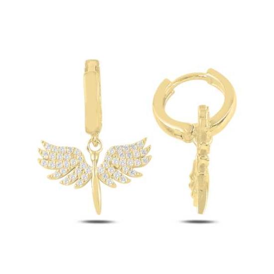 Silver Michael Angel Women’s Earrings
