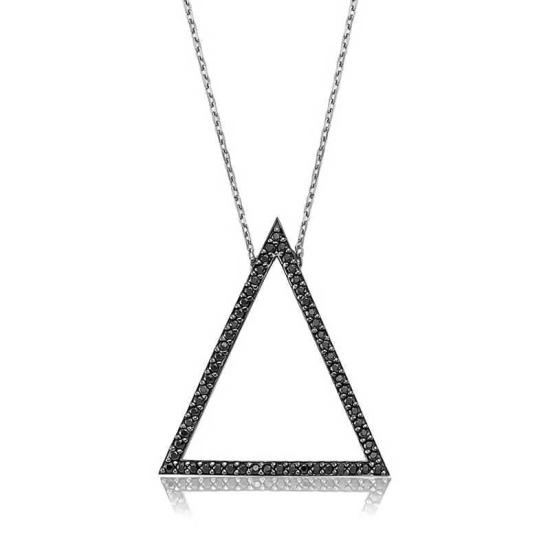 Silver Triangle Women’s Necklace