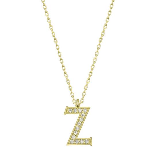 Silver Gold Z Letter Women’s Necklace