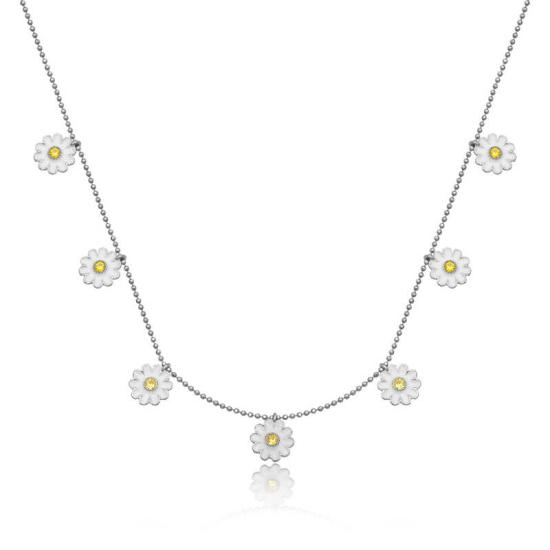 Silver Daisy Lucky Women’s Necklace