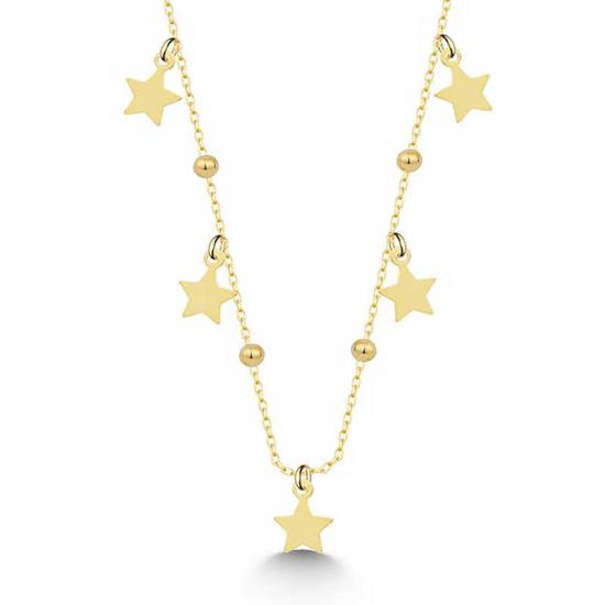 Silver Gold Star Dorika Women’s Necklace