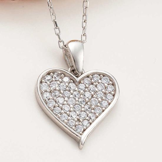 Silver Heart Women’s Necklace