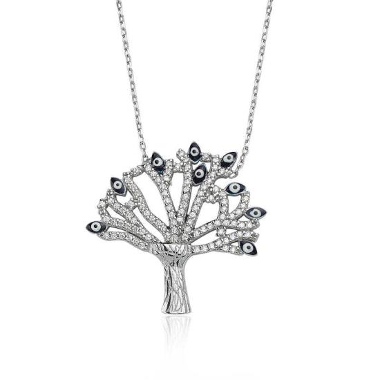 Silver Wish Tree Women’s Necklace