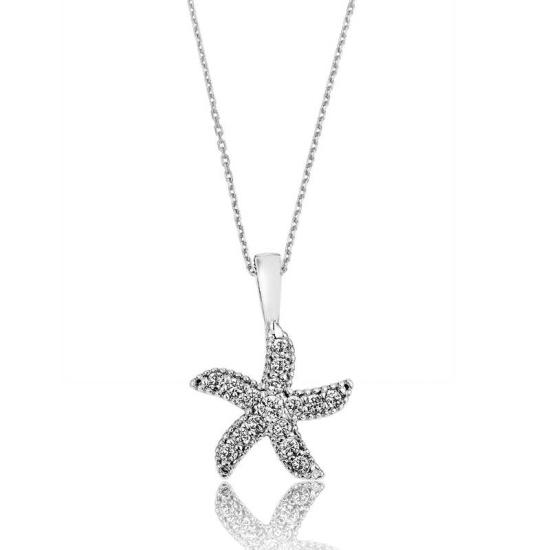 Silver Starfish Women’s Necklace