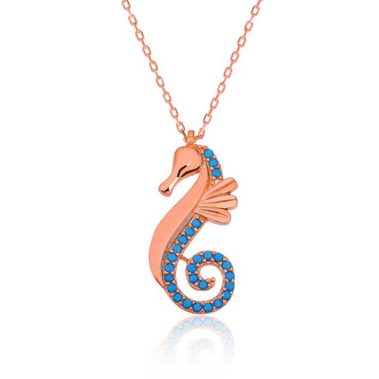 Silver Seahorse Women’s Necklace