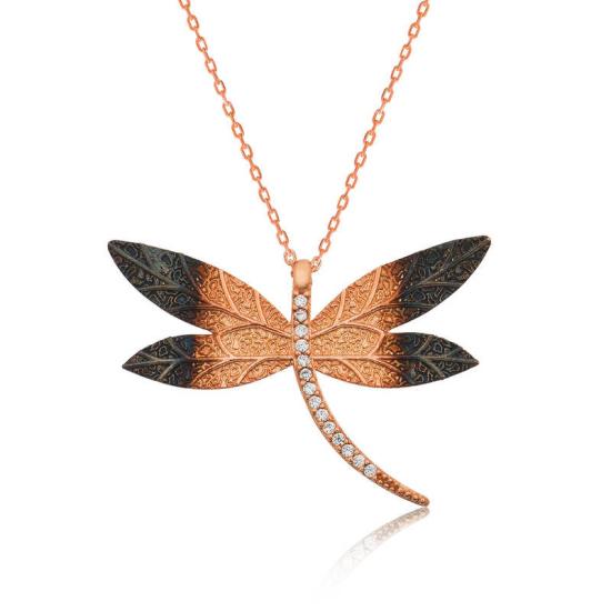 Silver Dragonfly Women’s Necklace