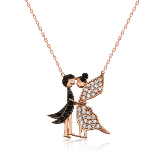 Silver Lover Butterflies Women’s Necklace