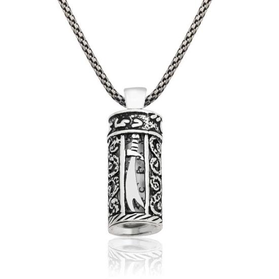 Silver Zulfiqar Sword Cevsen Necklace