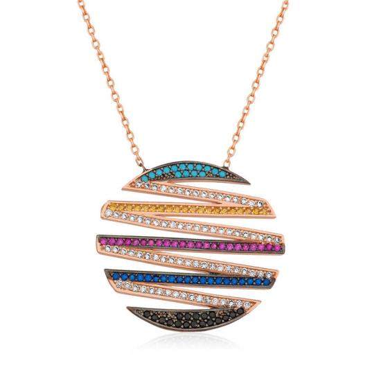 Silver Path to Eternity Necklace
