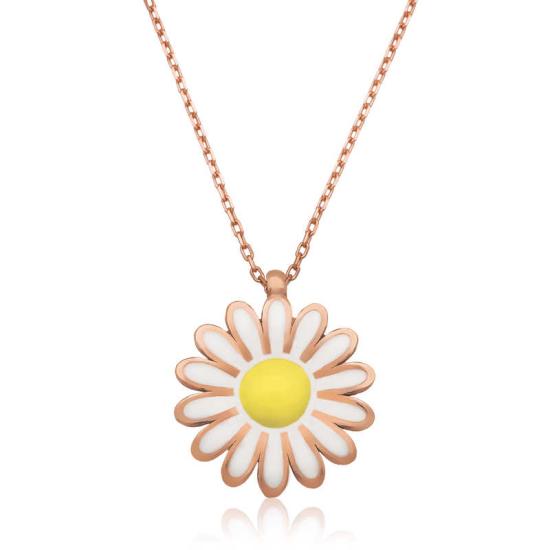 Silver Daisy Women’s Necklace