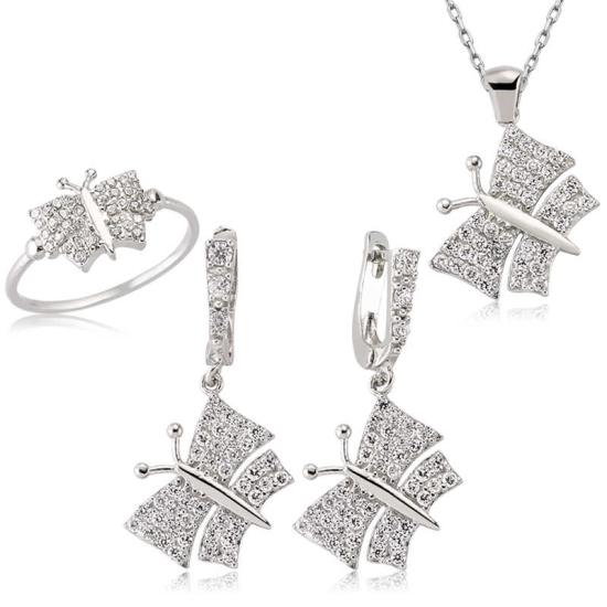 Silver Butterfly Women’s Set