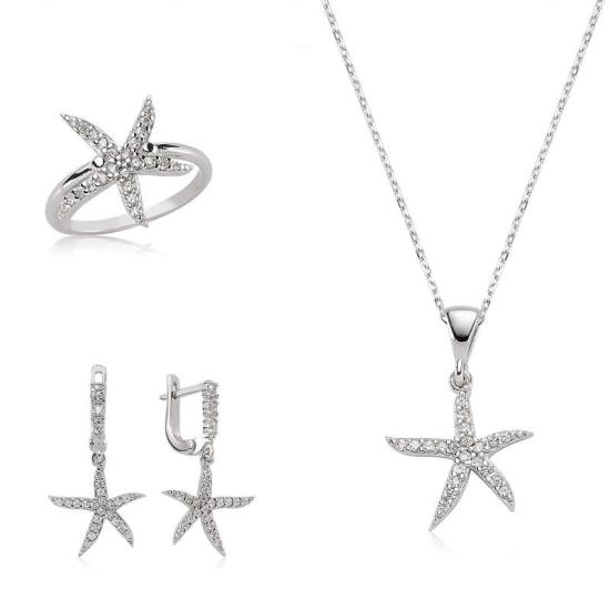 Silver Starfish Women’s Set