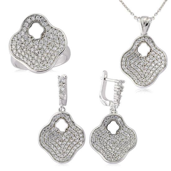 Silver Flower Women’s Set