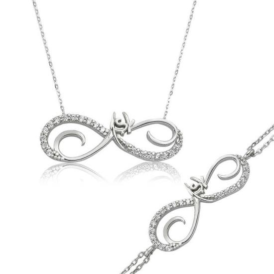 Silver Infinity Love Women’s Set