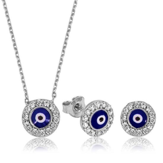Silver Evil Eye Women’s Set
