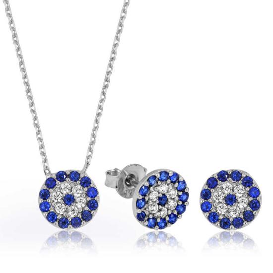 Silver Evil Eye Women’s Set