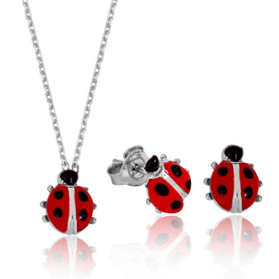 Silver Ladybug Women’s Set