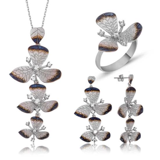 Silver Flower Women’s Set