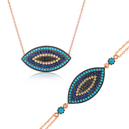 Silver Evil Eye Women’s Set