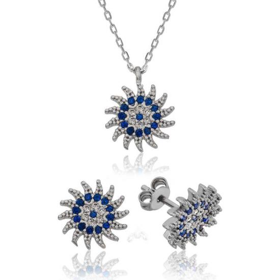 Silver Sunny Evil Eye Women’s Set