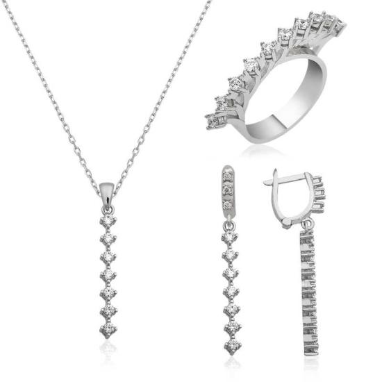 Silver Row Stone Women’s Set