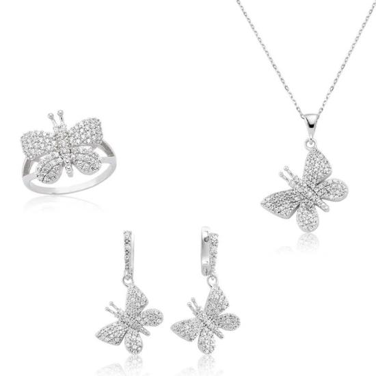 Silver Butterfly Women’s Set
