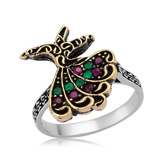 Silver Authentic Whirling Dervish Women’s Ring