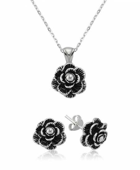Silver Flower Women’s Set